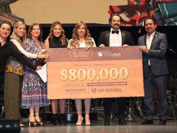 &quot;El Mago Interno&quot; dona 800 mil pesos para CEPOSAMI