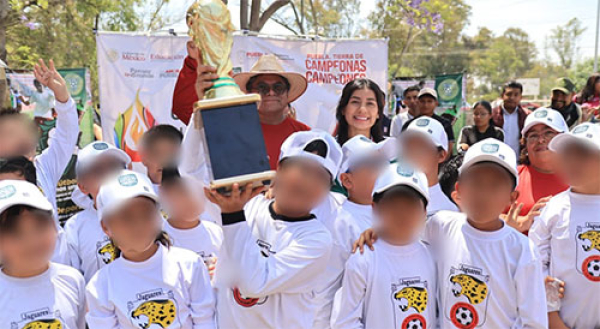 "Mundialito Social" fortalece la convivencia en la capital poblana