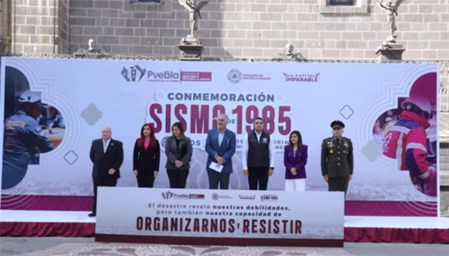 Puebla Capital cumple con 2º Simulacro Nacional