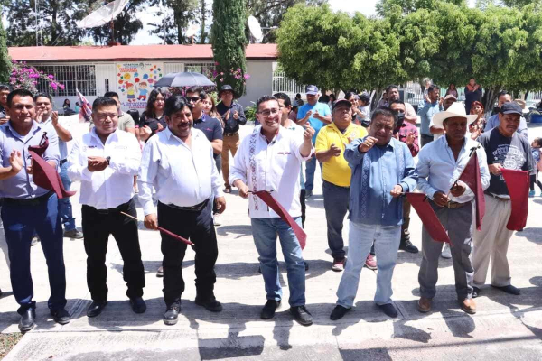 Arranca obra para mejorar escuela en Tepexi