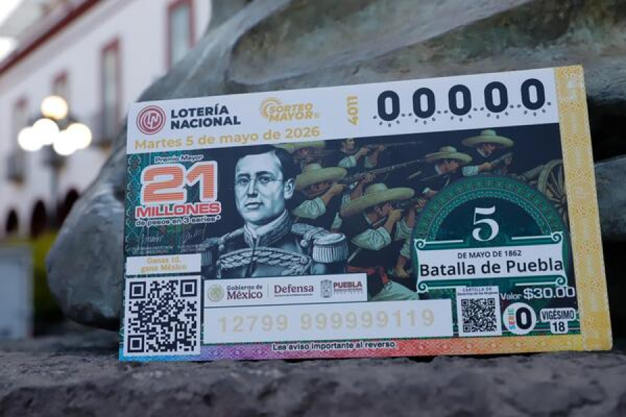 Lotería Nacional conmemora el 5 de Mayo