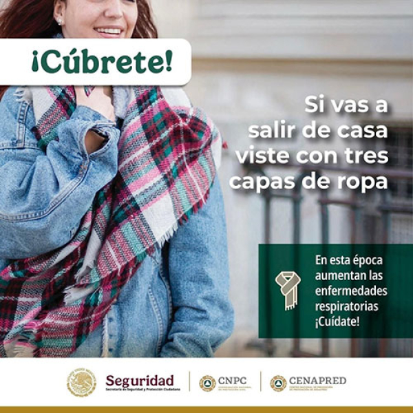 Abrígate ante las bajas temperaturas