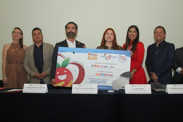 Donan 10 mil despensas para familias vulnerables
