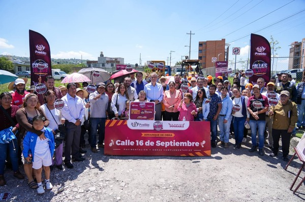 #CallesAl100 pavimenta Santo Tomás Chautla