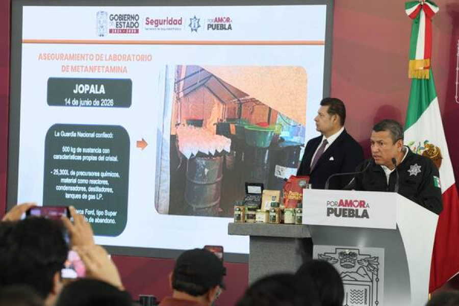 SSP desmantela narcolaboratorio en Jopala