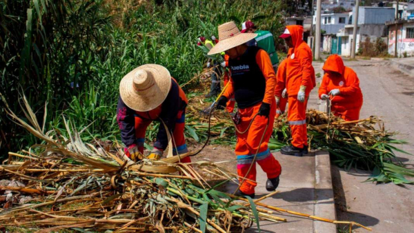 Puebla refuerza acciones de limpieza en temporada de lluvias