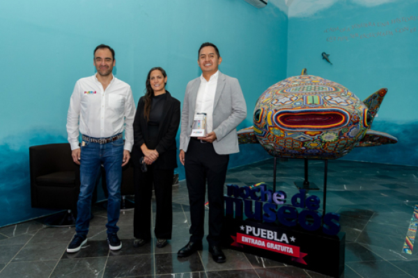 El mundo marino con artesanía huichol será presentado en Puebla