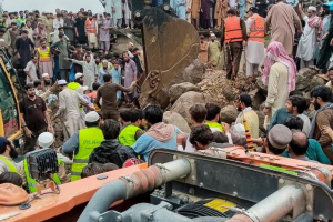 Lluvias intensas al norte de Pakistán 
