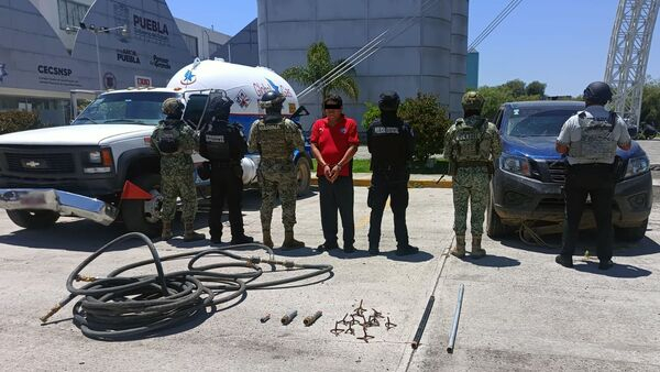 Cae hombre con cargamento ilegal de gas LP