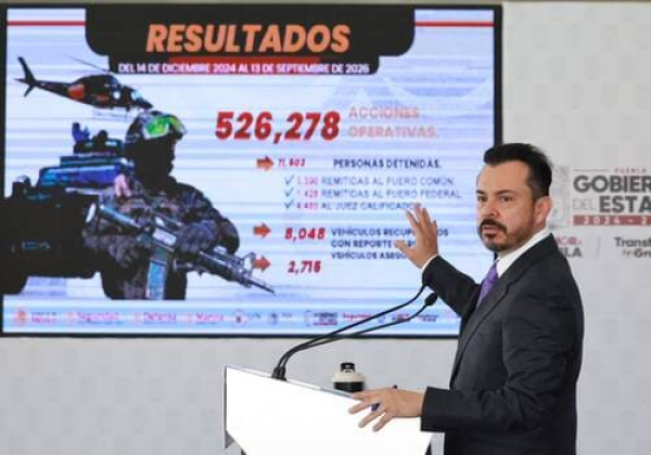 García Parra destaca estrategia de seguridad
