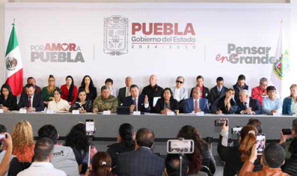 El gobierno de Puebla cumple cien días con acciones concretas