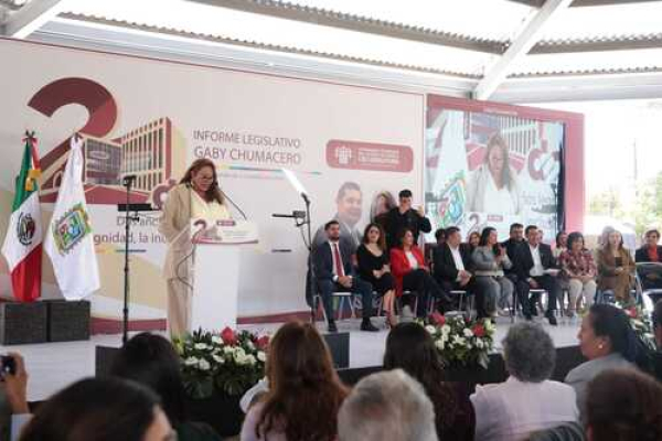 Destaca Cinthya Chumacero iniciativas en 2° Informe
