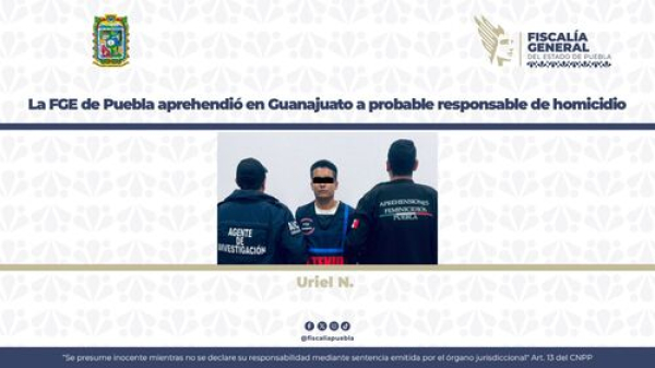 Captura en Guanajuato a sospechoso de homicidio