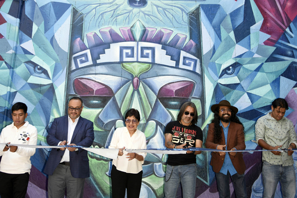 Inaugura mural en Facultad de Medicina BUAP