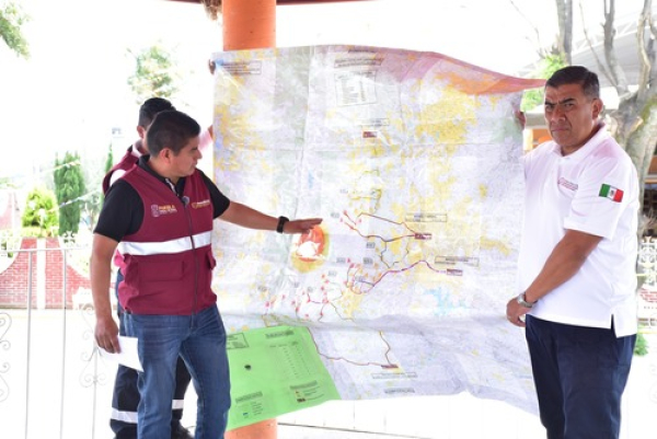 PC Estatal y CNPC evaluan rutas de evacuación del Popocatépetl