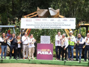 En Yaonáhuac, Alejandro Armenta arranca construcción de USEP