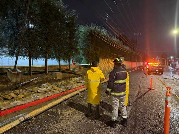 PC Estatal atiende emergencias por lluvias