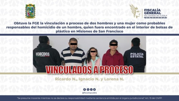 Caen 3 por homicidio en Misiones de San Francisco
