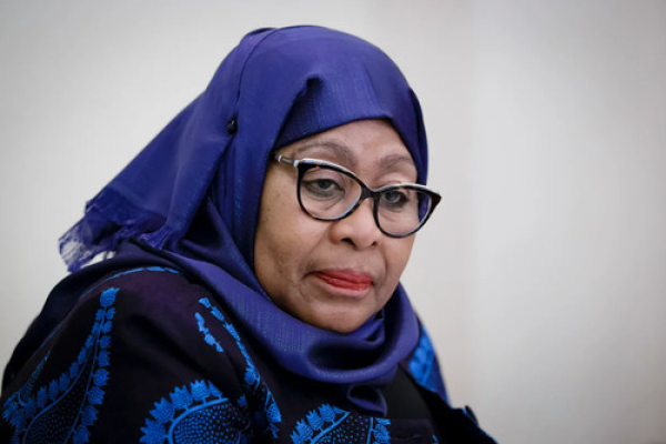Samia Suluhu Hassan, presidenta de Tanzania