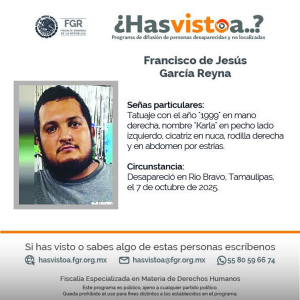 Servicio Social | Programa &iquest;Has visto a? FGR