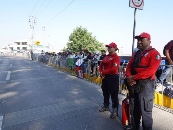 Garantizan seguridad durante Desfile del 5 de Mayo