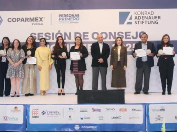 Puebla y Coparmex fortalecen ruta de crecimiento productivo