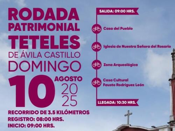 Llega la &quot;Rodada Patrimonial&quot; a Teteles de Ávila Castillo