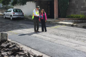 Supervisa Contraloría programa &quot;Bacheando Puebla&quot;
