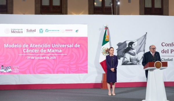 Anuncian 8 mmdp en Atención Universal de Cáncer de Mama